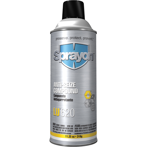 LU620 Anti-Seize Compound, 454 g, Aerosol Can, 2200°F (1204°C) Max. Temp Meunier Outillage Industriel