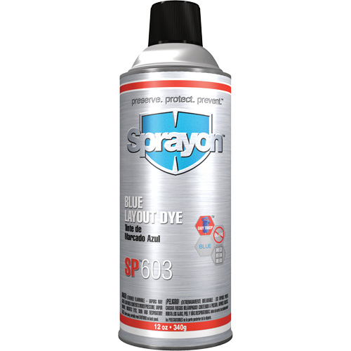 SP603 Blue Layout Dye, Blue, Can Meunier Outillage Industriel