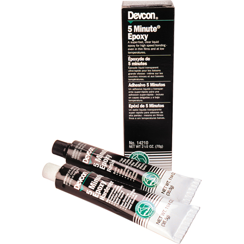 5-Minute Adhesive, 70 g, Tube, Two-Part, Clear Meunier Outillage Industriel