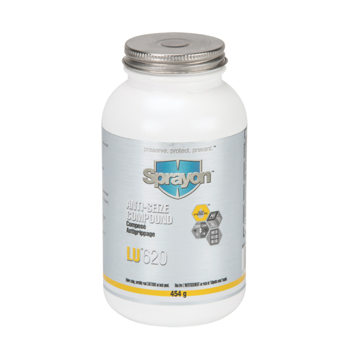 LU620 Anti-Seize Compound, 454 g, Brush Top Bottle, 2200°F (1204°C) Max. Temp Meunier Outillage Industriel