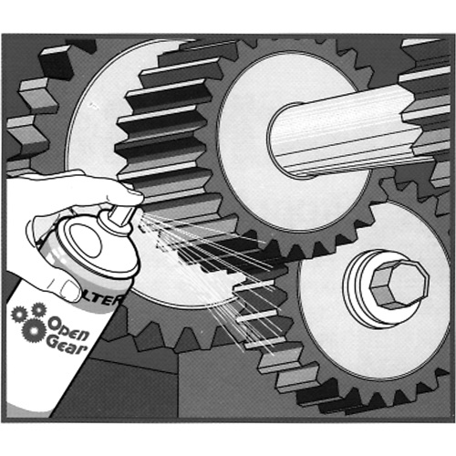 OPEN GEAR Lubricant, Aerosol Can Meunier Outillage Industriel