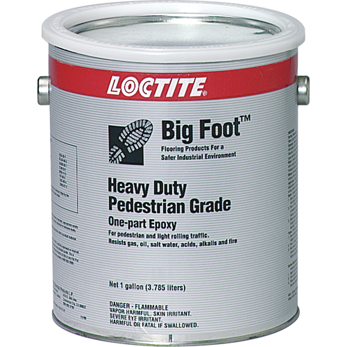 Big Foot Heavy-Duty Pedestrian Grade Anti-Slip Floor Coating, 1 gal., Epoxy-Based, Black Meunier Outillage Industriel