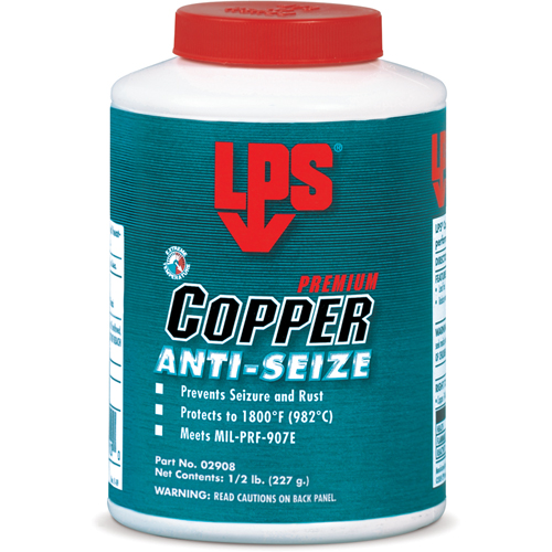 Copper Anti-Seize, 1 lbs., Bottle, 1800°F (982°C) Max Temp. Meunier Outillage Industriel