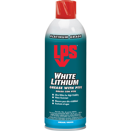 Graisse de Lithium blanche a/PTFE, Canette a&eacute;rosol Meunier Outillage Industriel