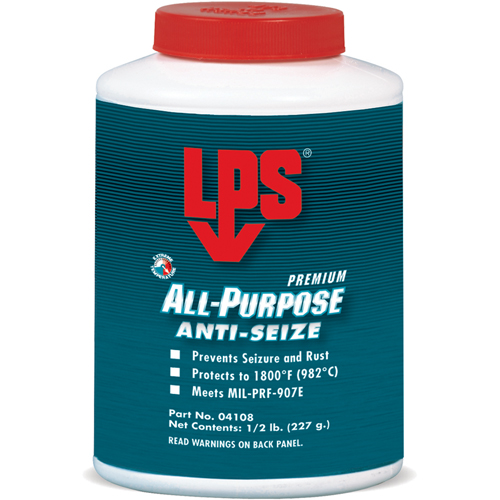 All-Purpose Anti-Seize, 1/2 lbs., Bottle, 1800°F (982°C) Max. Temp Meunier Outillage Industriel