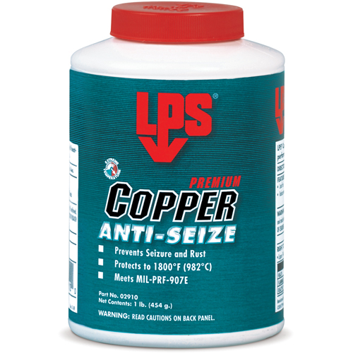 Copper Anti-Seize, 1/2 lbs., Bottle, 1800°F (982°C) Max Temp. Meunier Outillage Industriel