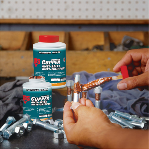 Copper Anti-Seize, 1 lbs., Bottle, 1800°F (982°C) Max Temp. Meunier Outillage Industriel