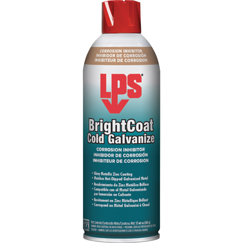 Bright Coat Cold Galvanised Corrosion Inhibitors, Aerosol Can Meunier Outillage Industriel