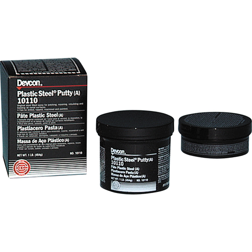 Plastic Steel&reg; 5 Minute&reg; Putty, 1 lb., Tub Meunier Outillage Industriel