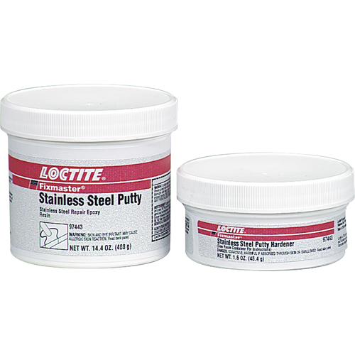 Fixmaster Stainless Steel Putty, 680 g., Kit, Grey Meunier Outillage Industriel