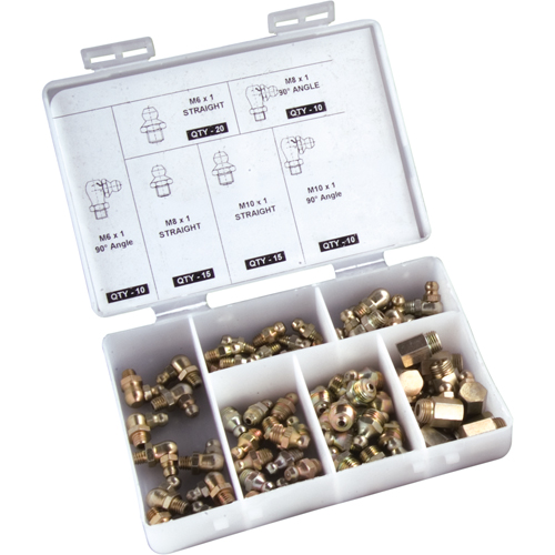 Jeu de raccords graisseurs, 80 mcx Meunier Outillage Industriel