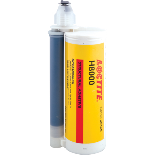 Adh&eacute;sif structural Speedbonder H8000, Deux composants, Cartouche double, 668 g, Vert Meunier Outillage Industriel