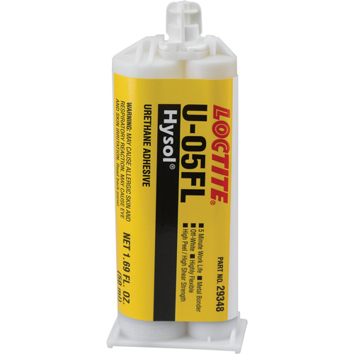 Hysol U-05FL Urethane Adhesive, Two-Part, Dual Cartridge, 90 g., Off-White Meunier Outillage Industriel
