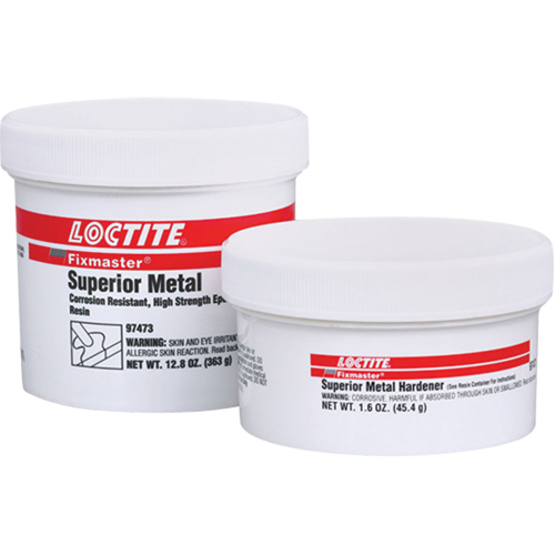 Fixmaster&reg; Superior Metal Adhesive, 647 g, Kit, One-Part, Grey Meunier Outillage Industriel