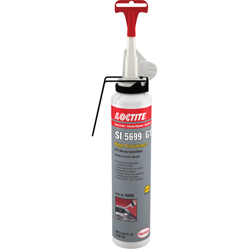 Compos&eacute; &agrave; joints de silicone 5699 RTV, Tube, Gris Meunier Outillage Industriel