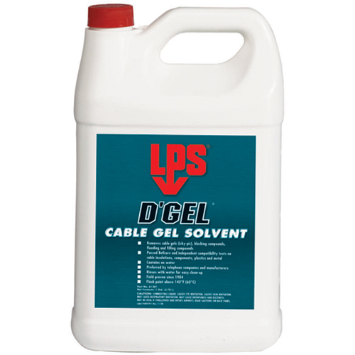 Solvant de gel D'Gel pour c&acirc;bles, 1 gal., Cruche Meunier Outillage Industriel