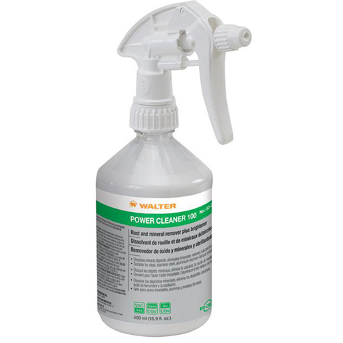 Power Cleaner 100 High Strength Acidic Cleaner, 500 ml, Trigger Bottle Meunier Outillage Industriel