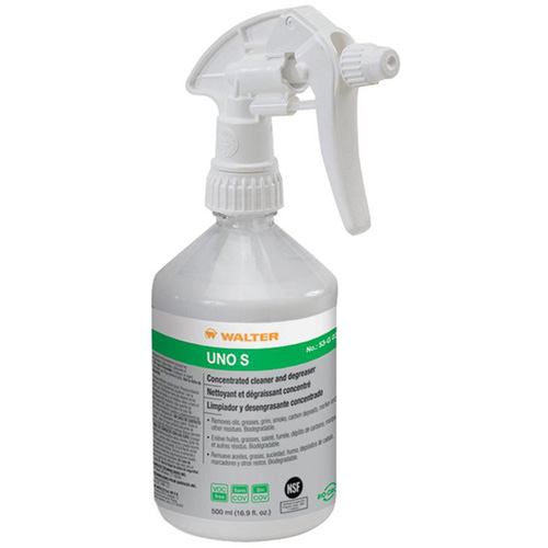 Uno S High Strength Cleaner & Degreaser, Trigger Bottle Meunier Outillage Industriel