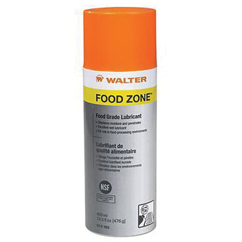 Lubrifiant alimentaire tout usage FOOD ZONE, Canette a&eacute;rosol Meunier Outillage Industriel