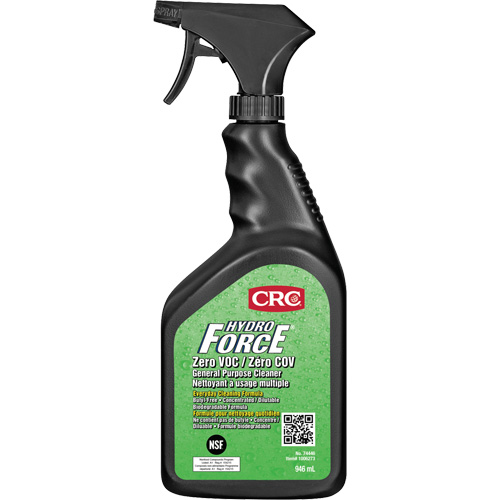 Nettoyants universels sans COV HydroForce, 946 ml, Bouteille &agrave; g&acirc;chette Meunier Outillage Industriel