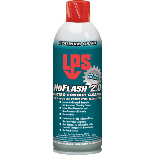 NoFlash&reg; 2.0 Electro Contact Cleaners, Aerosol Can Meunier Outillage Industriel