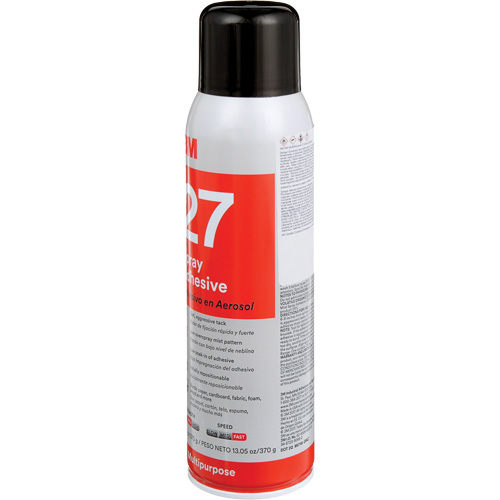 27 Multi-Purpose Spray Adhesive, Clear, Aerosol Can Meunier Outillage Industriel