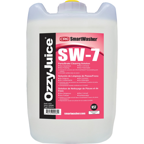 Solution nettoyante SmartWasher OzzyJuice, Cruche Meunier Outillage Industriel