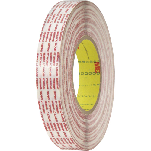 Ruban double face, Polypropyl&egrave;ne, 13 mm (1/2") la x 110 m (360') lo, 6 mils &eacute;pais Meunier Outillage Industriel