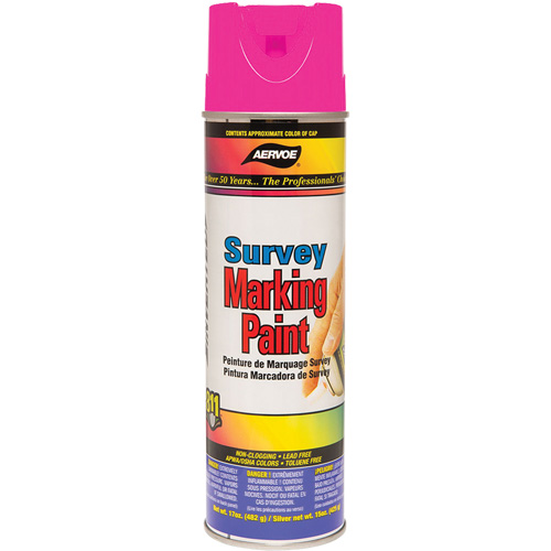 Solvent-Based Marking Paint, 17 oz., Aerosol Can Meunier Outillage Industriel