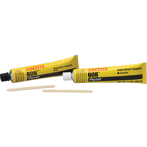 Adh&eacute;sif ultra r&eacute;sistant Hysol, 2,8 oz., Bouteille, Deux composants, Transparent Meunier Outillage Industriel