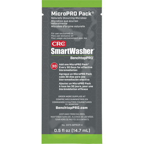 Agent nettoyant antimicrobien MicroPro Pack, 0,5 oz, Pochette Meunier Outillage Industriel