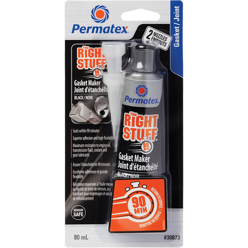 Compos&eacute; &agrave; joints 90 minutes The Right Stuff, Tube, Noir Meunier Outillage Industriel