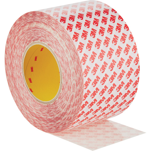 Double-Sided Adhesive Tape, Polyester, 100 mm (3.93") W x 50 m (164') L, 8 mils Thick Meunier Outillage Industriel