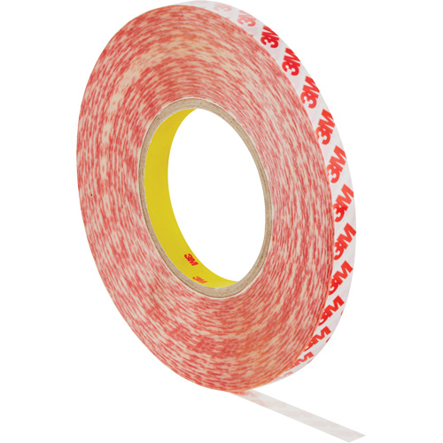 Ruban adh&eacute;sif double face, Polyester, 12 mm (0,47") la x 50 m (164') lo, 8 mils &eacute;pais Meunier Outillage Industriel