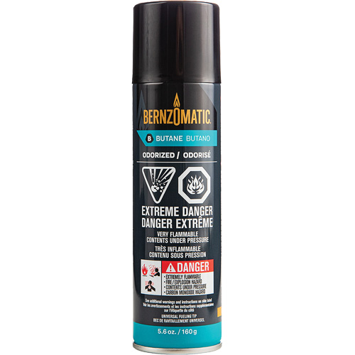 Bouteille &agrave; gaz 5,6 oz jetable, Butane Meunier Outillage Industriel