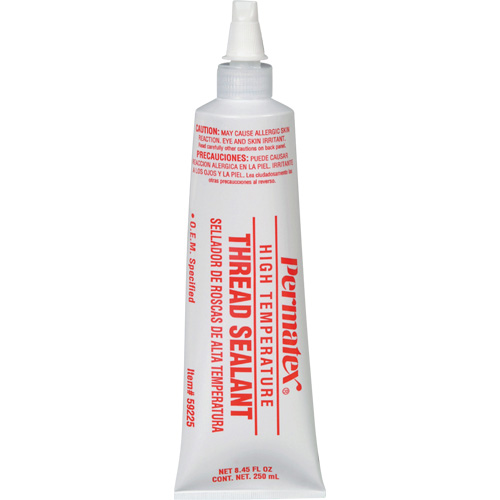 Scellant pour filetage haute temp&eacute;rature, Tube, 250 ml, -54° C - 204° C/-65° F - 400° F Meunier Outillage Industriel