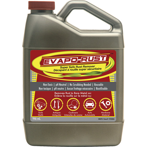 Agent antirouille super s&eacute;curitaire Evapo-Rust, Cruche Meunier Outillage Industriel