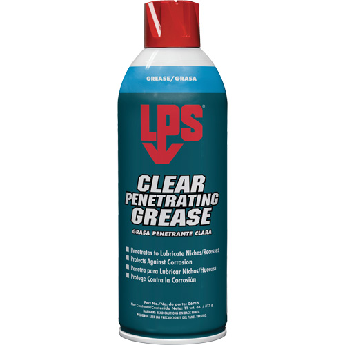 Clear Penetrating Grease, 11 oz., Aerosol Can Meunier Outillage Industriel