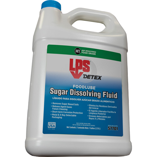 Fluide de dissolution du sucre Detex FoodLube, Bouteille Meunier Outillage Industriel