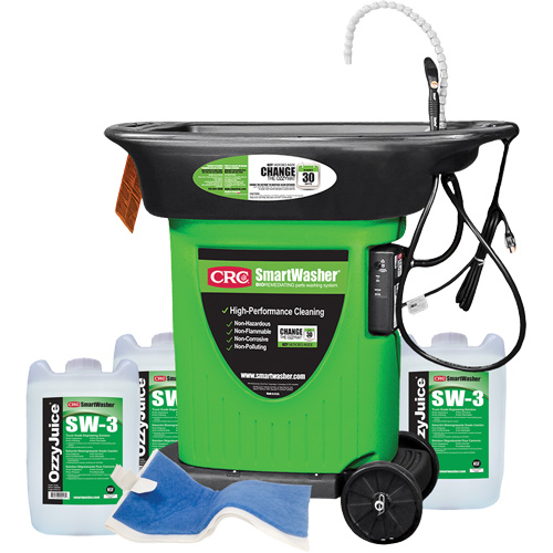 Trousse de bassin de nettoyage de pi&egrave;ces mobile SmartWasher SW-323 Meunier Outillage Industriel