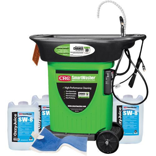 Trousse de bassin de nettoyage de pi&egrave;ces mobile SmartWasher SW-823 Meunier Outillage Industriel