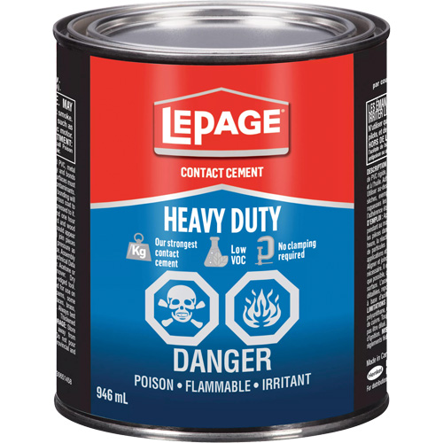 Heavy-Duty Contact Cement, Can, 946 ml, Amber Meunier Outillage Industriel