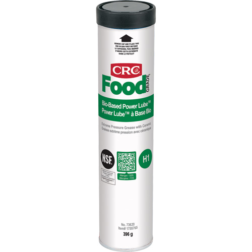 FoodGrade Bio Based Power Lube Extreme Pressure Grease with Ceramic, Cartridge Meunier Outillage Industriel