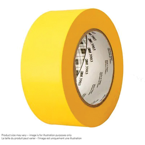 3903 Vinyl Duct Tape, 76 mm (3") W x 45.75 m (150') L, 6.5 mils, Yellow Meunier Outillage Industriel