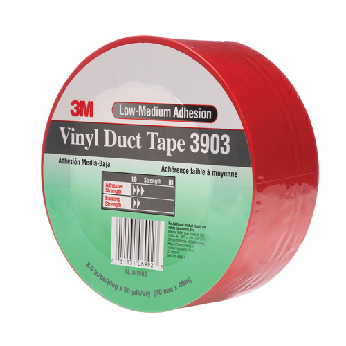 3903 Vinyl Duct Tape, 48 mm (2") W x 46 m (151') L, 6.5 mils, Red Meunier Outillage Industriel