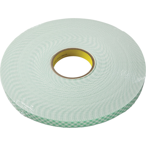 Double-Coated Urethane Foam Tape, 33 m (108') L x 9.5 mm (3/8") W, 60 mils, Urethane Meunier Outillage Industriel