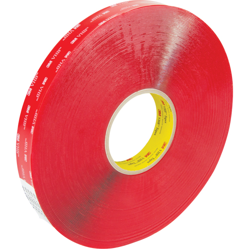 4910 Foam Tape, 33 m (108') L x 25.4 mm (1") W, 40 mils, Acrylic Meunier Outillage Industriel