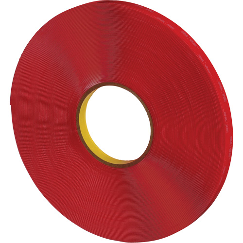 Ruban VHB, 33 m (108') lo x 12 mm (1/2") la, 40 mils, Acrylique Meunier Outillage Industriel