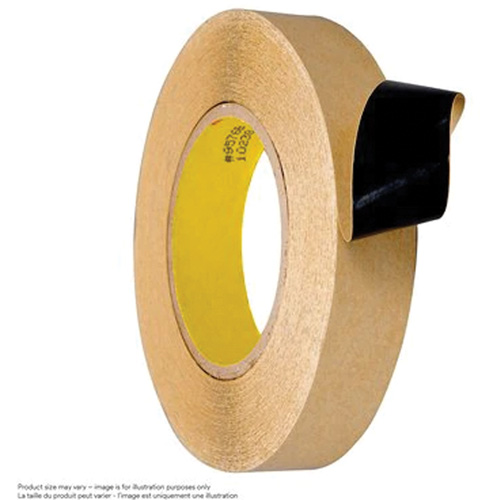 Double-Coated Tape, Tissue, 48 mm (2") W x 55 m (180') L, 4 mils Thick Meunier Outillage Industriel