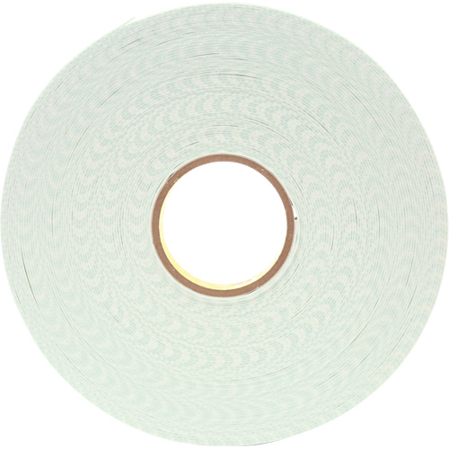 Double-Coated Urethane Foam Tape, 33 m (108') L x 25.4 mm (1") W, 62.5 mils, Urethane Meunier Outillage Industriel